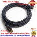 Yellow-Price (15 Foot) Braided High Speed HDMI Male to Male Cable with Ethernet -(Latest Version Supports Ethernet, 3D, and Audio Return)